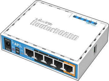 MikroTik routerboard hAP ac lite, Wi-Fi 5, 300Mbps (2.4GHz), 433Mbps (5GHz) Access Point