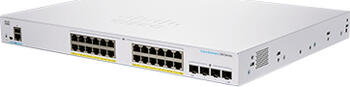 Cisco Business 350 Rackmount Gigabit Managed Switch, 24x RJ-45, 4x RJ-45/SFP+, 195W PoE+ Access Point
