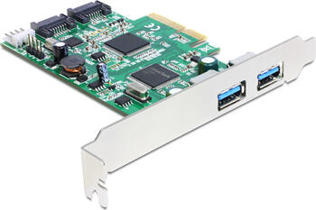 Delock PCI Express Karte extern USB 3.0, intern SATA 6Gb/s 