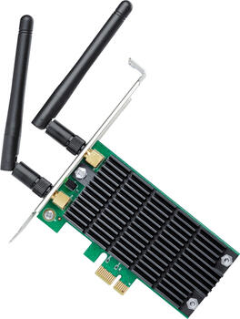 TP-Link AC1200 DualBand, 2.4GHz/5GHz WLAN, PCIe x1 WLAN-PCI-Express-Netzwerkkarte
