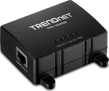 Trendnet TPE-104GS Netzwerksplitter Schwarz PoE 