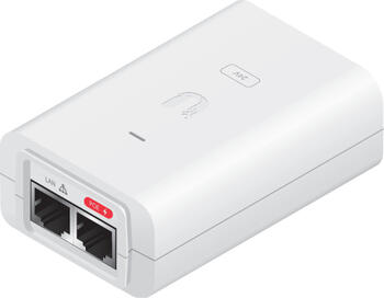 Ubiquiti Desktop Gigabit PoE-Injektor, 1x RJ-45, 30W passiv PoE 24V, weiß