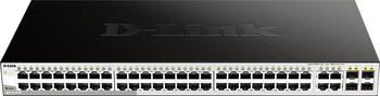 D-Link DGS-1210 Rackmount Gigabit Smart&plus; Switch&comma; 48x RJ-45&comma; 4x SFP&comma; Backplane&colon; 104Gb&sol;s&comma; Metallgeh&auml;use