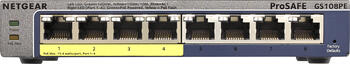 Netgear ProSafe Plus GS108PE, 8 Port Gigabit Switch 