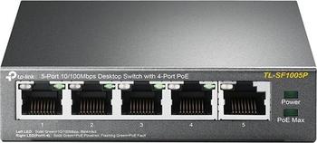 TP-Link TL-SF1005D, 5-Port-10/100Mbps-Desktop-Switch
