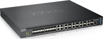 ZyXEL XS3800 Rackmount 10G Managed Stack Gigabit Switch, 4x RJ-45, 8x RJ-45/SFP+, 16x SFP+, Backplane: 560Gb/s ZyXEL XS3800 Rackmount 10G Managed Stack Gigabit Switch, 4x RJ-45, 8x RJ-45/SFP+, 16x SFP+, Backplane: 560Gb/s