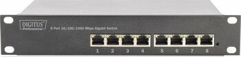Digitus DN-80115 Netzwerk-Switch Unmanaged Gigabit Ethernet &lpar;10&sol;100&sol;1000&rpar; 1HE Schwarz