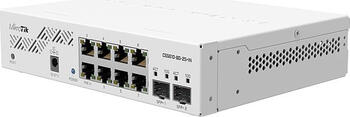 MikroTik Cloud Smart Switch CSS610 Desktop Gigabit Smart Switch, 8x RJ-45, 2x SFP+, PoE PD, Backplane: 56Gb/s MikroTik Cloud Smart Switch CSS610 Desktop Gigabit Smart Switch, 8x RJ-45, 2x SFP+, PoE PD, Backplane: 56Gb/s
