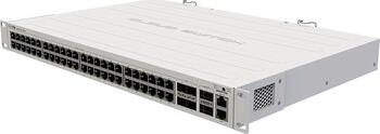 MikroTik Cloud Router Switch CRS354 Rackmount Gigabit Managed Switch, 48x RJ-45, 4x SFP+, 2x QSFP+, Backplane: 336