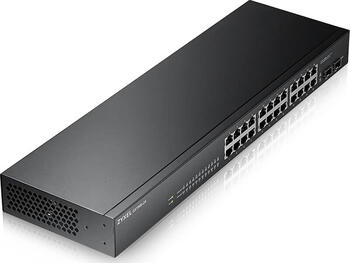 ZyXEL GS1900 Rackmount Gigabit Smart Switch, 24x RJ-45,