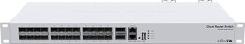 MikroTik Cloud Router Switch CRS326 Dual Boot Rackmount 10G Managed Switch, 24x SFP+, 2x QSFP+, Backplane: 320Gb/s