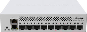 MikroTik Cloud Router Switch CRS310 Desktop Gigabit Smart Switch, 1x RJ-45, 5x SFP, 4x SFP+, PoE PD MikroTik Cloud Router Switch CRS310 Desktop Gigabit Smart Switch, 1x RJ-45, 5x SFP, 4x SFP+, PoE PD