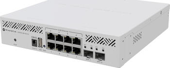 MikroTik Cloud Router Gigabit Switch CRS310 Desktop 2.5G Smart Switch, 8x RJ-45, 2x SFP+, Metallgehäuse