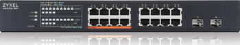 ZyXEL XMG-1915-18EP Rackmount 2.5G Smart Gigabit Switch, 16x RJ-45, 2x SFP+, 180W PoE++, Backplane: 120Gb/s, Metallg. ZyXEL XMG-1915-18EP Rackmount 2.5G Smart Gigabit Switch, 16x RJ-45, 2x SFP+, 180W PoE++, Backplane: 120Gb/s, Metallg.