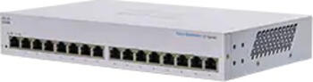 Cisco Business 110 Desktop Gigabit Switch&comma; 16x RJ-45&comma; Backplane&colon; 32Gb&sol;s&comma; l&uuml;fterlos&comma; Metallgeh&auml;use