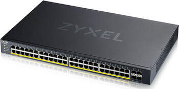 Zyxel XGS1935-52HP L2/L3 PoE+ Managed Switch, 48x RJ-45 + 4x SFP+, Backplane: 176 Gbit/s, PoE 375 Watt Zyxel XGS1935-52HP L2/L3 PoE+ Managed Switch, 48x RJ-45 + 4x SFP+, Backplane: 176 Gbit/s, PoE 375 Watt