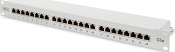19 Zoll/ 1HE Digitus Professional Patchpanel Cat.5e, 24-Port