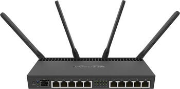 MikroTik RouterBOARD RB4011 WLAN-Router, 10x RJ-45, 1x SFP+ Router, N/A, Wi-Fi 5, 300Mbps (2.4GHz), 1733Mbps (5GHz) MikroTik RouterBOARD RB4011 WLAN-Router, 10x RJ-45, 1x SFP+ Router, N/A, Wi-Fi 5, 300Mbps (2.4GHz), 1733Mbps (5GHz)