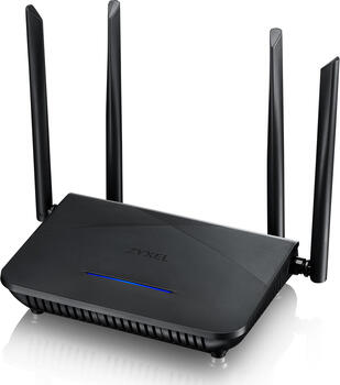 ZyXEL NBG7510, AX1800 Router, ohne Modem, Wi-Fi 6, 574Mbps (2.4GHz), 1201Mbps (5GHz)