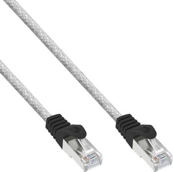10m Patchkabel Cat&period;5e S&sol;FTP transparent inLine