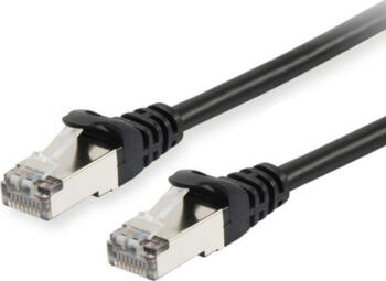 0,5m Patchkabel Cat.6 S/FTP/HF schwarz #