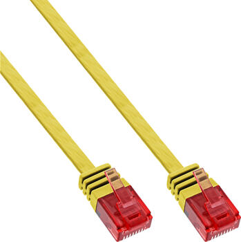 3m Patchkabel Flachband Cat&period;6 U&sol;UTP gelb