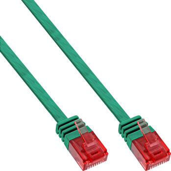 10m Patchkabel Flachband Cat.6 U/UTP grün 10m Patchkabel Flachband Cat.6 U/UTP grün