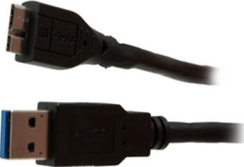 3m USB 3.2 Gen 1 (3.1 Gen 1) Kabel, USB-A  > Micro-USB B stecler/ stecker, schwarz, Synergy 21