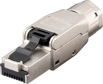 Goobay CAT 8&period;1 feldkonfektionierbarer RJ45-Stecker&comma; STP geschirmt&comma; Schraubverschluss