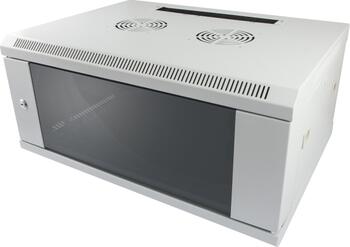 19 Zoll/ 15HE Allnet Wandgehäuse, 600mm, Lichtgrau,