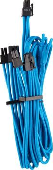 Corsair PSU Cable Type 4 - PCIe Cables with Dual Connector - Gen4, blau