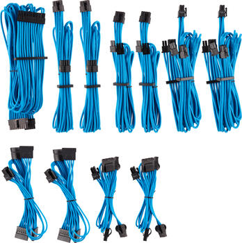 Corsair PSU Cable Kit Type 4 - Pro Kit - Gen4, blau 