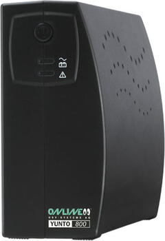 ONLINE USV-Systeme YUNTO 800 Kompakt 0,8 kVA, Line-Interaktiv, 480 W ONLINE USV-Systeme YUNTO 800 Kompakt 0,8 kVA, Line-Interaktiv, 480 W