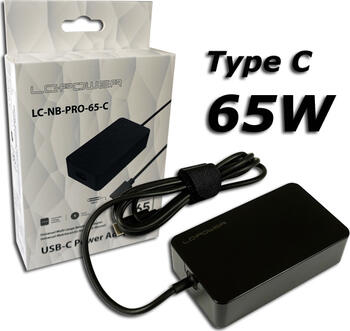 LC-Power LC-NB-PRO-65-C, USB-C Netzteil, 65W 