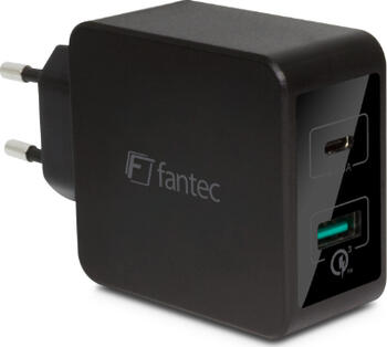 Fantec QC3-AC22 Quick Charge 2-Port USB Netzteil Schnellladegerät