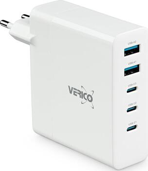 Verico Mojo 140W GaN 3, 5.0A, USB-Ladegerät, PD3.0/ QC3.0, 3x USB-C, 2x USB-A