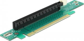 Riser Card Delock PCI Expr x16 links gewinkelt 1HE 