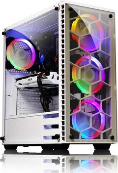 Kolink Observatory RGB, ATX-MidiTower mit Glasfenster weiß