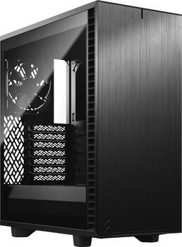 Fractal Design Define 7 Compact Light Tempered Glass Black, schallgedämmt, Glasfenster ATX-MidiTower