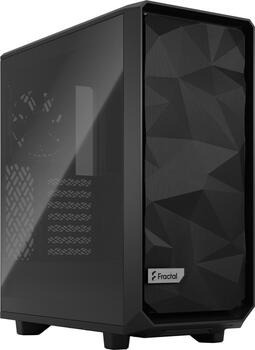 Fractal Design Meshify 2 Compact Light Tempered Glass Black, Glasfenster, ATX-MidiTower
