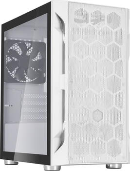 SilverStone Fara H1 M wei&szlig;&comma; Glasfenster &micro;ATX-MidiTower