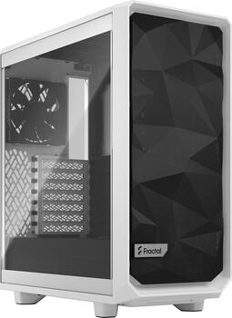 Fractal Design Meshify 2 Compact Clear Tempered Glass White, Glasfenster ATX-MidiTower