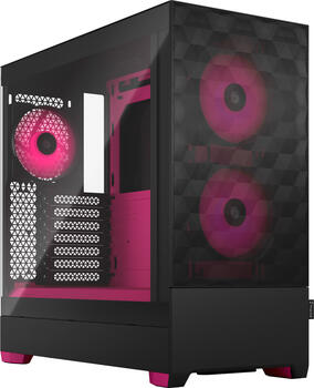 Fractal Design Pop Air RGB Magenta Core TG Clear Tint&comma; Glasfenster