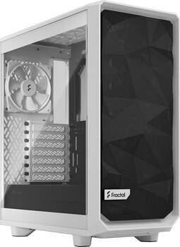 Fractal Design Meshify 2 Compact Lite White TG Clear Tint, Glasfenster ATX-MidiTower