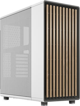 Fractal Design North Chalk White, ATX-MidiTower, Front aus Echtholz