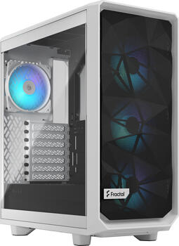 Fractal Design Meshify 2 Compact RGB White TG Clear Tint, Glasfenster
