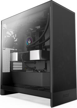 NZXT H7 Flow (2024) Matte Black, Glasfenster NZXT H7 Flow (2024) Matte Black, Glasfenster