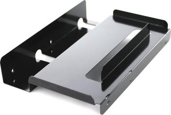 FANTEC QB-Bracket 25, 2,5 zu 3,5 Zoll Festplatten Adapter für Gehäuse der QB-Serie, schwarz