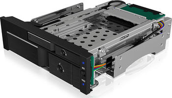 2.5/3.5 ZollRaidSonic IB-173SSK Speicherlaufwerksgehäuse für HDDs und SSDs
