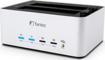 Fantec AluDOCK 2X, USB-B 3.0 Klon & Dockingstation, HDD Klon & Docking Station mit USB 3.0